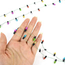 5M Colorful Bulbs String Garland Christmas Home Decorations Not LED
