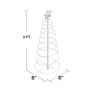 Festive Solar Christmas Tree Lights for Outdoor Garden Scene