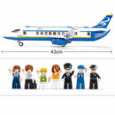 City Cargo Aircraft Educational Building Blocks Toy for Children