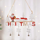 Gnome Santa Claus Wooden Hanging Ornament