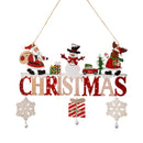 Gnome Santa Claus Wooden Hanging Ornament