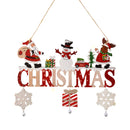 Gnome Santa Claus Wooden Hanging Ornament