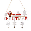 Gnome Santa Claus Wooden Hanging Ornament