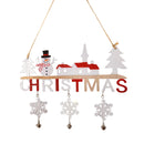 Gnome Santa Claus Wooden Hanging Ornament