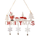 Gnome Santa Claus Wooden Hanging Ornament