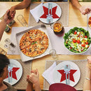 Christmas Cutlery Holder Knife and Fork Pocket Bag Cutlery Cover Star Tree Elk Table Decoration