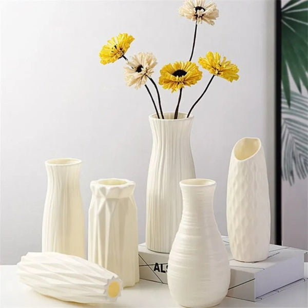 1pc Nordic Plastic Vase Simple Small Fresh Flower Pot