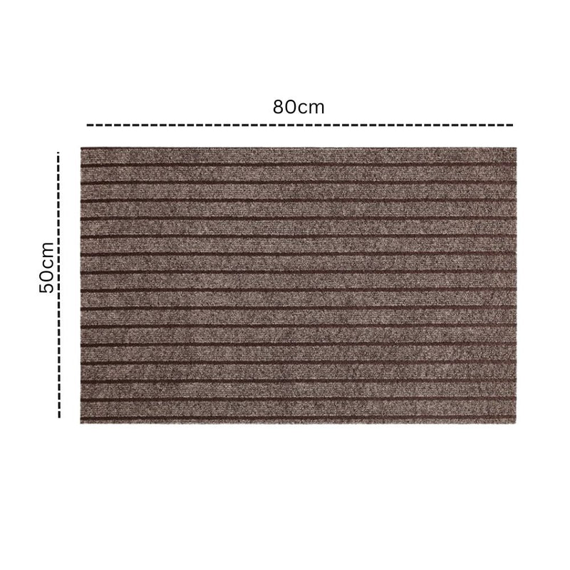 Modern Minimalist Square Floor Mat Durable Non Slip Indoor Outdoor Use