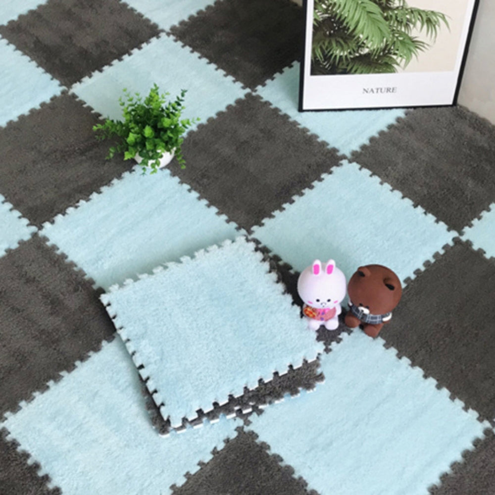 Soft Plush Children's Mat Baby Play Mat Baby Toys Eva Foam Puzzle Carpet
