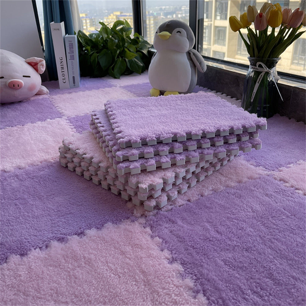 Soft Plush Children's Mat Baby Play Mat Baby Toys Eva Foam Puzzle Carpet