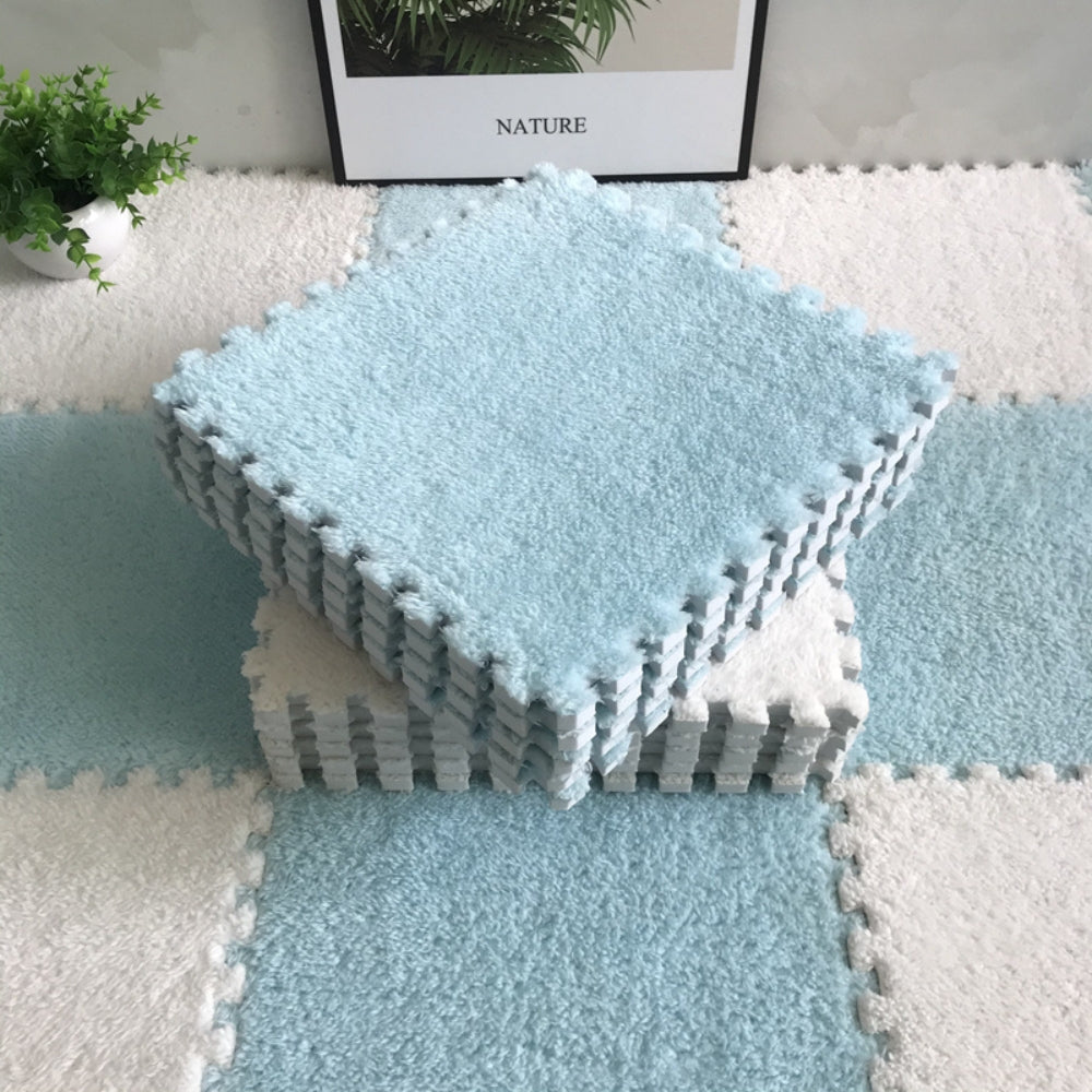 Soft Plush Children's Mat Baby Play Mat Baby Toys Eva Foam Puzzle Carpet