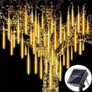 Solar LED Meteor Shower Rain Lights Holiday String Lights Waterproof Garden Light