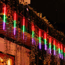 Solar LED Meteor Shower Rain Lights Holiday String Lights Waterproof Garden Light