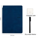 Reusable Whiteboard Notebook Set with Pen, Cloth, and Planner