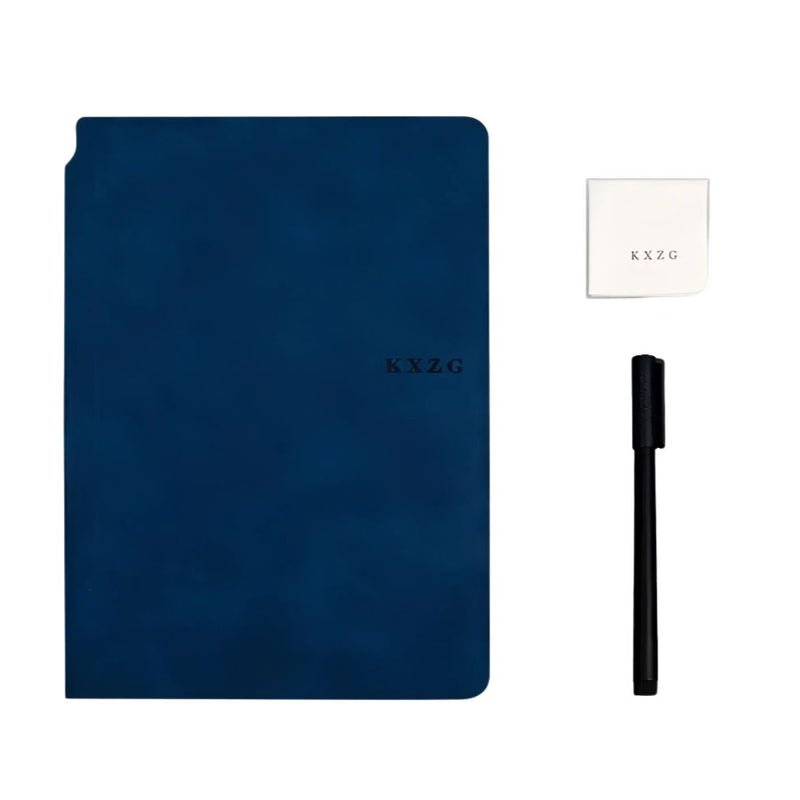Reusable Whiteboard Notebook Set with Pen, Cloth, and Planner