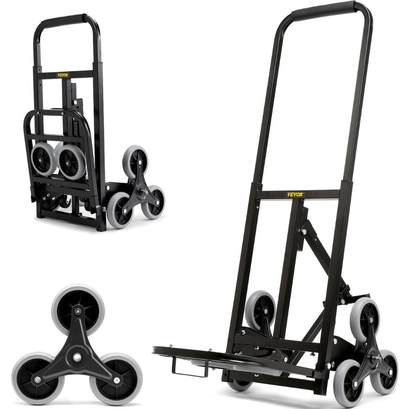 Stair Climbing Cart Folding Trolley Heavy Duty with Dual Handles Truck Frame_4