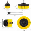 Electric Drill Brush Set Power Scrubber Brush For Carpet Bathroom Surface