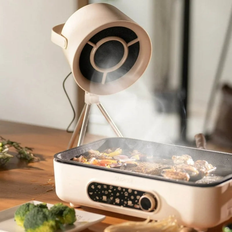 USB Desktop Range Hoods Portable Exhaust Fan Small Kitchen Hood Extractor Barbecue