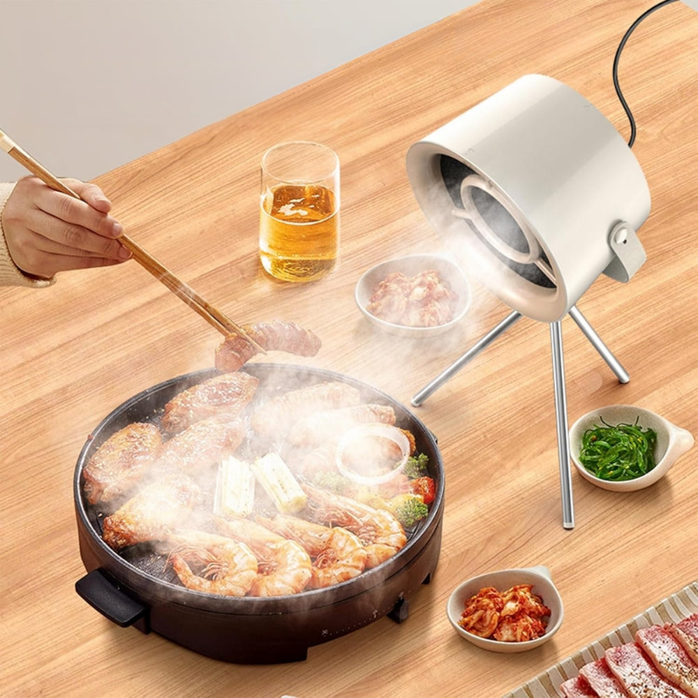 USB Desktop Range Hoods Portable Exhaust Fan Small Kitchen Hood Extractor Barbecue