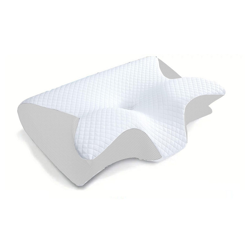 Memory Foam Cervical Pillow 2 in 1 Ergonomic Contour Orthopedic Pillow for Neck Pain
