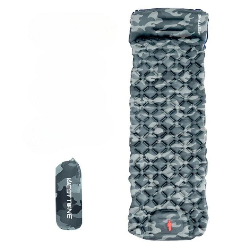 Ultralight Inflatable Camping Mattress with Built-in Pump
