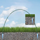 15/36Pcs Greenhouse Hoops Kit with Clips Durable Fiberglass Frame