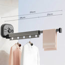 Wall-Mounted Retractable Laundry Drying Rack