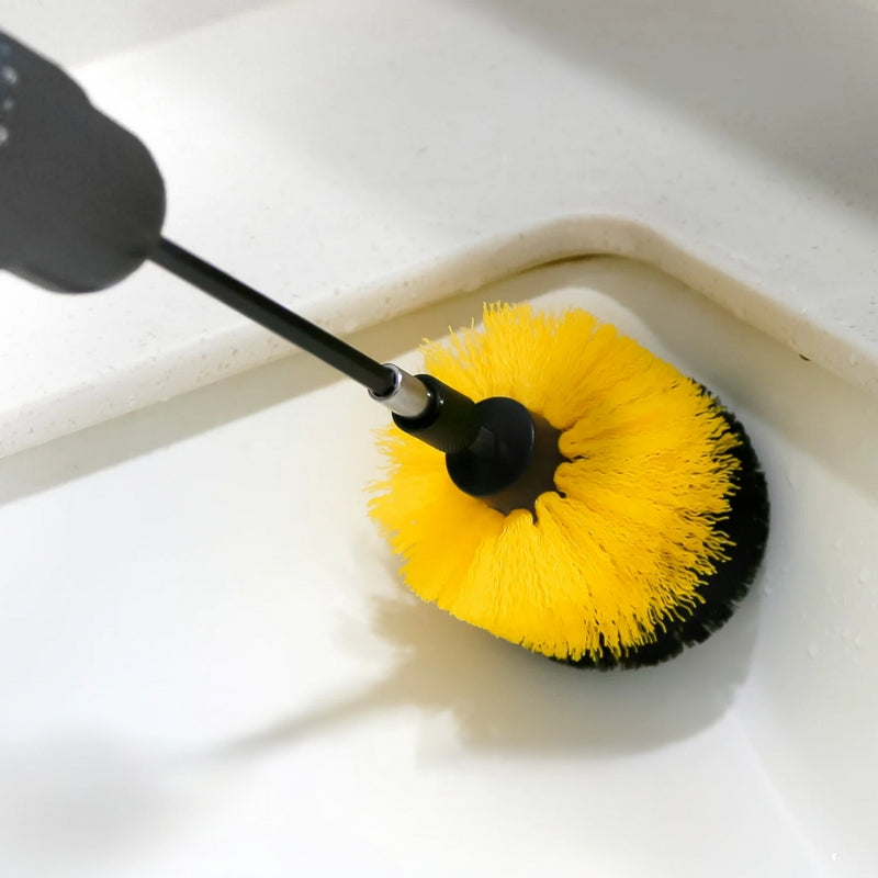 Electric Drill Brush Set Power Scrubber Brush For Carpet Bathroom Surface