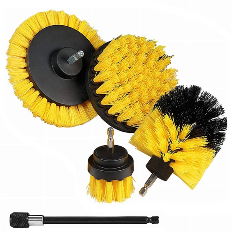 Electric Drill Brush Set Power Scrubber Brush For Carpet Bathroom Surface