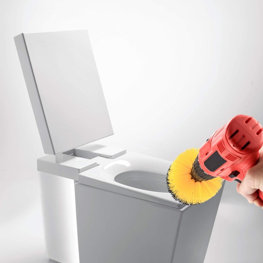 Electric Drill Brush Set Power Scrubber Brush For Carpet Bathroom Surface