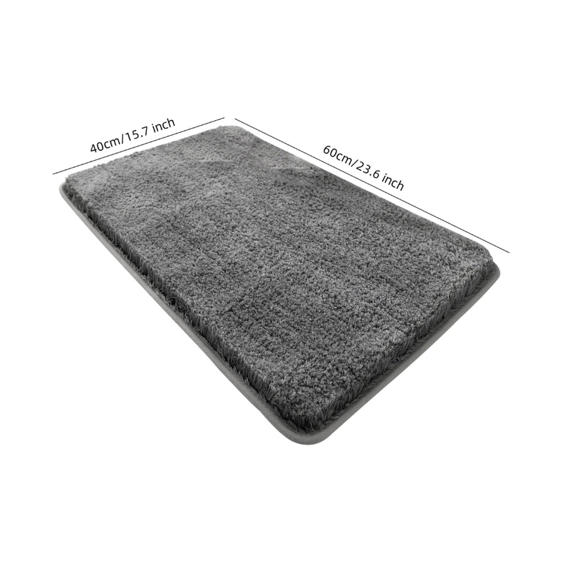 Soft Comfortable Thick Plush Floor Mat Bathroom Floor Rug Anti Slip