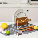 Silicone Drain Pad Drying Mat Pots Dish Drain Mat For Kitchen Tableware