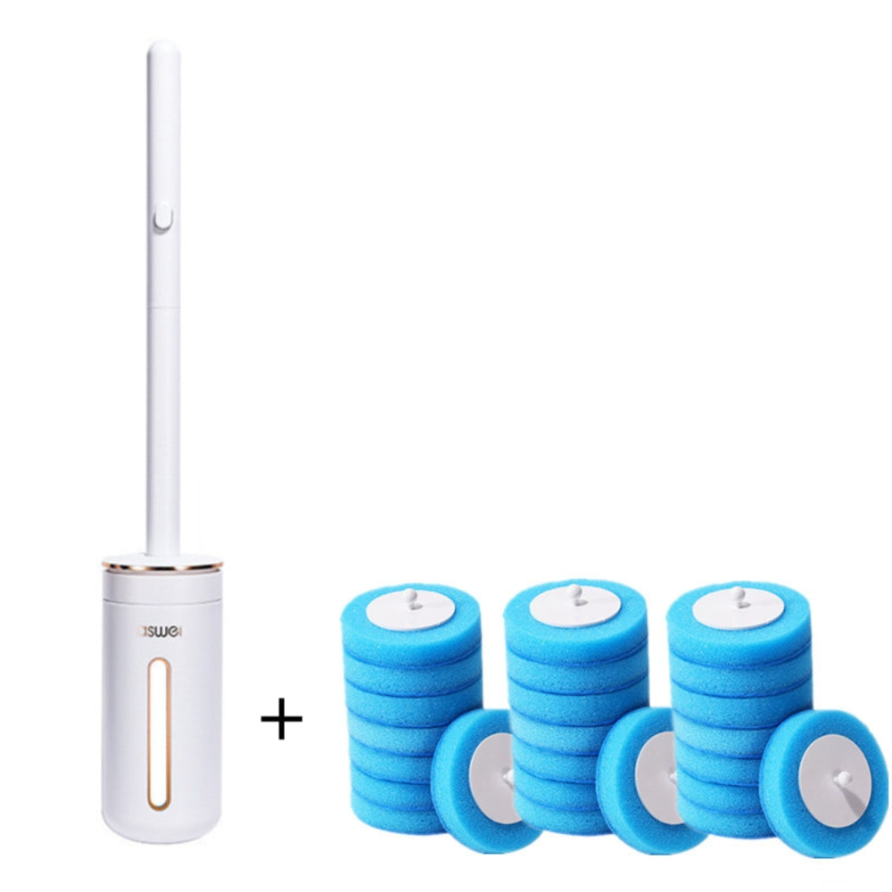 Disposable Toilet Brush Wall mounted Toilet Cleaner Replacement Head Cleaning Tool