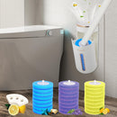 Disposable Toilet Brush Wall mounted Toilet Cleaner Replacement Head Cleaning Tool