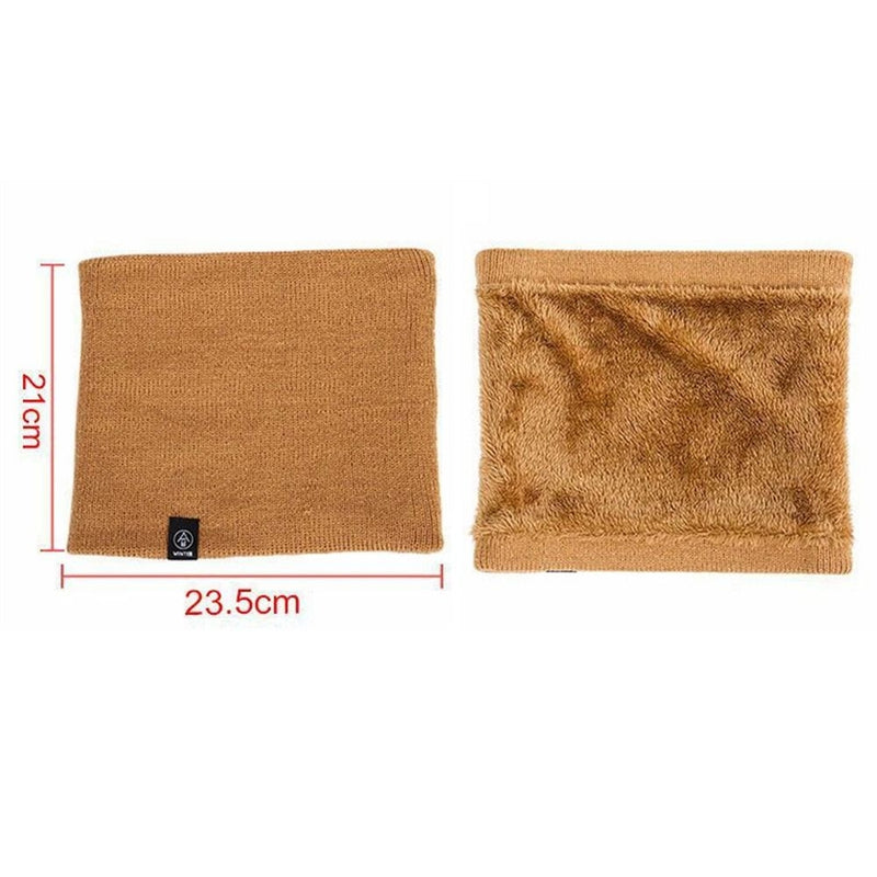 Fashion Soft Knitted Neck Warmer Scarf Women Men Face Cover Winter