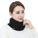 Fashion Soft Knitted Neck Warmer Scarf Women Men Face Cover Winter