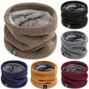 Fashion Soft Knitted Neck Warmer Scarf Women Men Face Cover Winter
