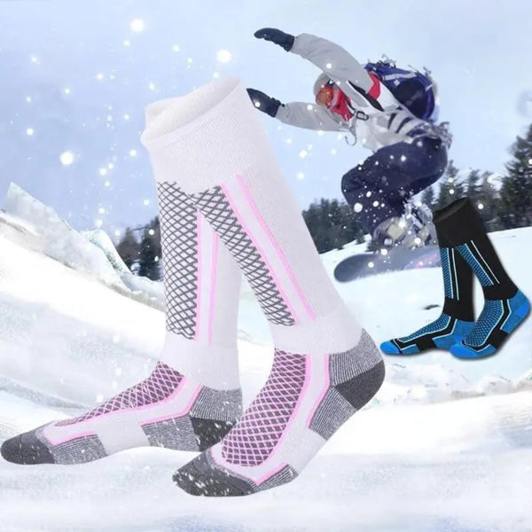 Thick and Warm Ski Socks Stockings Hiking Socks for Skiing and Outdoor Activities