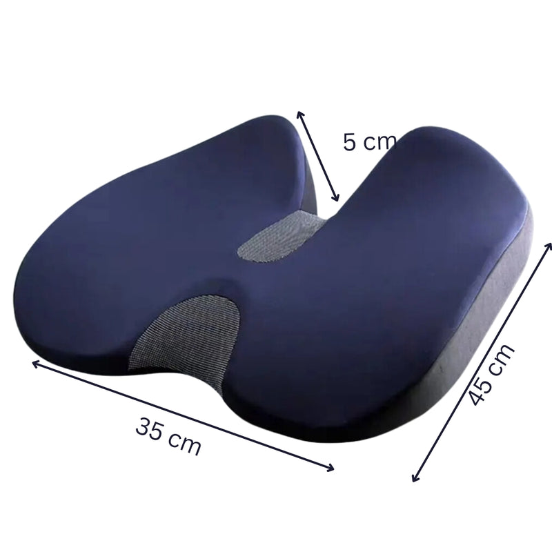 Memory Foam Seat Cushion Non Slip Car Seat and Chair Comfort