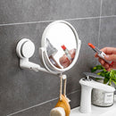 Folding Round Makeup Mirror Wall Mounted Rotating Double Sided Mirror