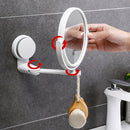 Folding Round Makeup Mirror Wall Mounted Rotating Double Sided Mirror