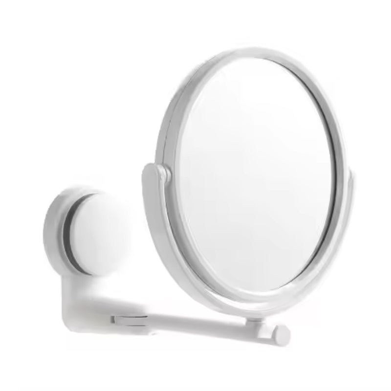Folding Round Makeup Mirror Wall Mounted Rotating Double Sided Mirror