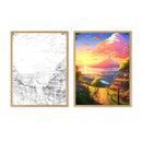 LED Light Painting Comic Style LED Painting Lamp Modern Home Gift