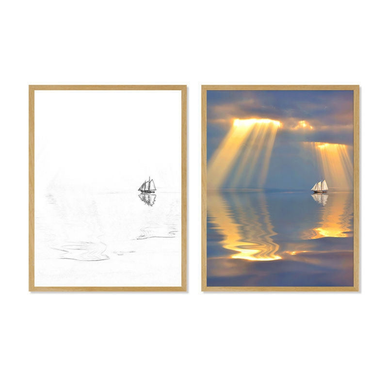 LED Light Painting Comic Style LED Painting Lamp Modern Home Gift