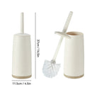 Plastic Toilet Brush And Holder Bathroom Toilet Removable Handle Sturdy And Durable