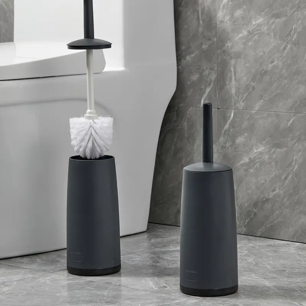 Plastic Toilet Brush And Holder Bathroom Toilet Removable Handle Sturdy And Durable