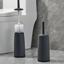 Plastic Toilet Brush And Holder Bathroom Toilet Removable Handle Sturdy And Durable