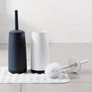 Plastic Toilet Brush And Holder Bathroom Toilet Removable Handle Sturdy And Durable