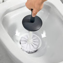 Plastic Toilet Brush And Holder Bathroom Toilet Removable Handle Sturdy And Durable