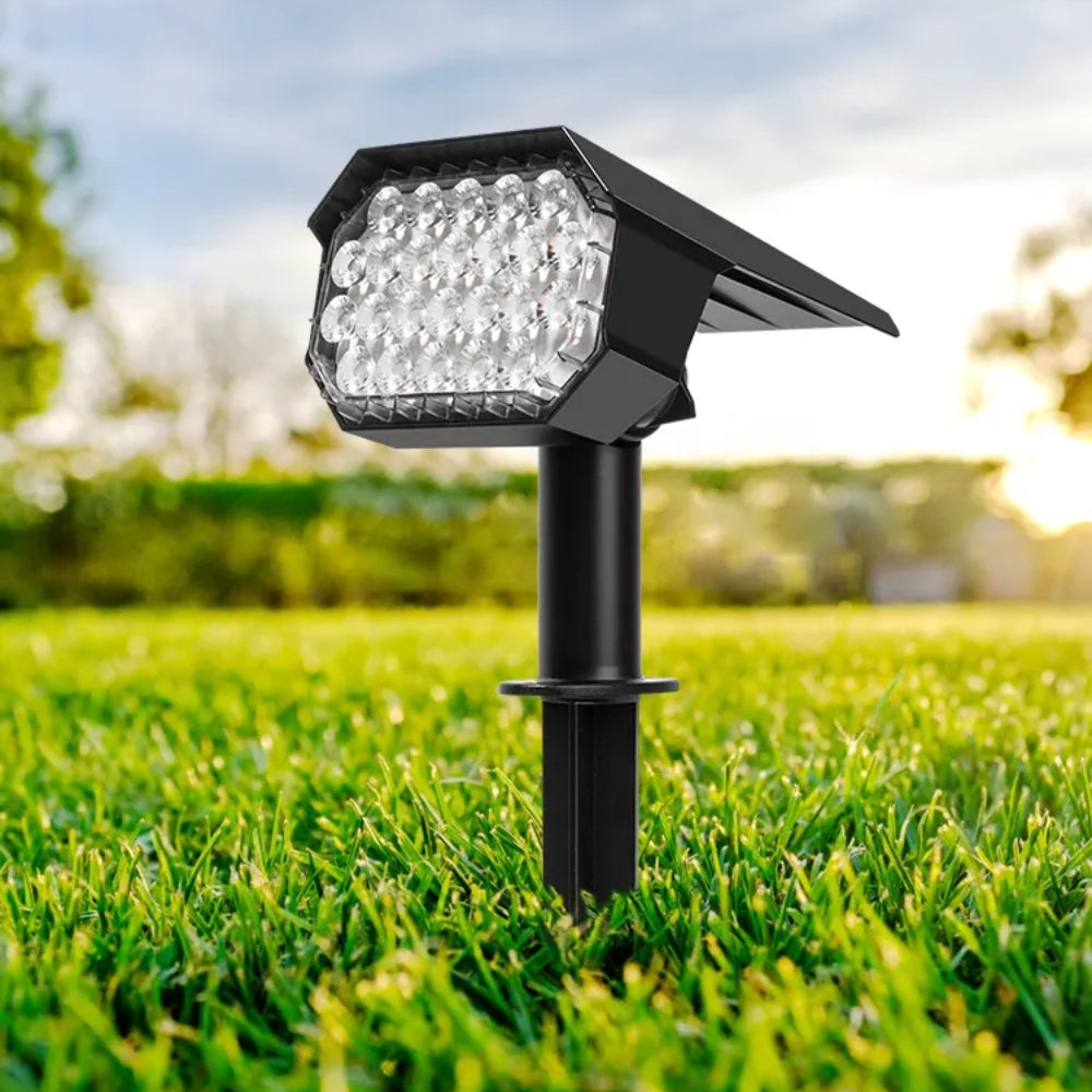 RGB Solar Spotlight Outdoor Solar Landscape Spot Powered Wall Lights Waterproof